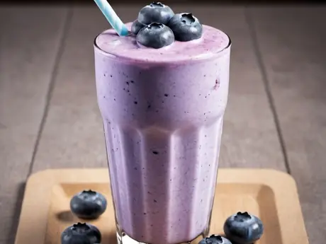 Blueberry Milkshake