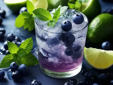 Blueberry Mojito